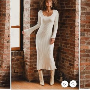 12th Tribe Gwyneth Midi Sweater Dress